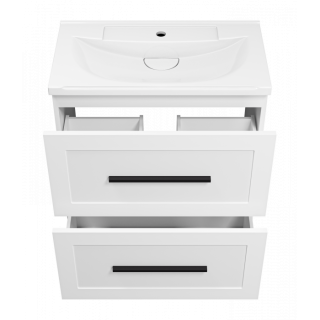 Напольная тумба под раковину Misty Модерн 70 см П-Мод07070-011Пр белый